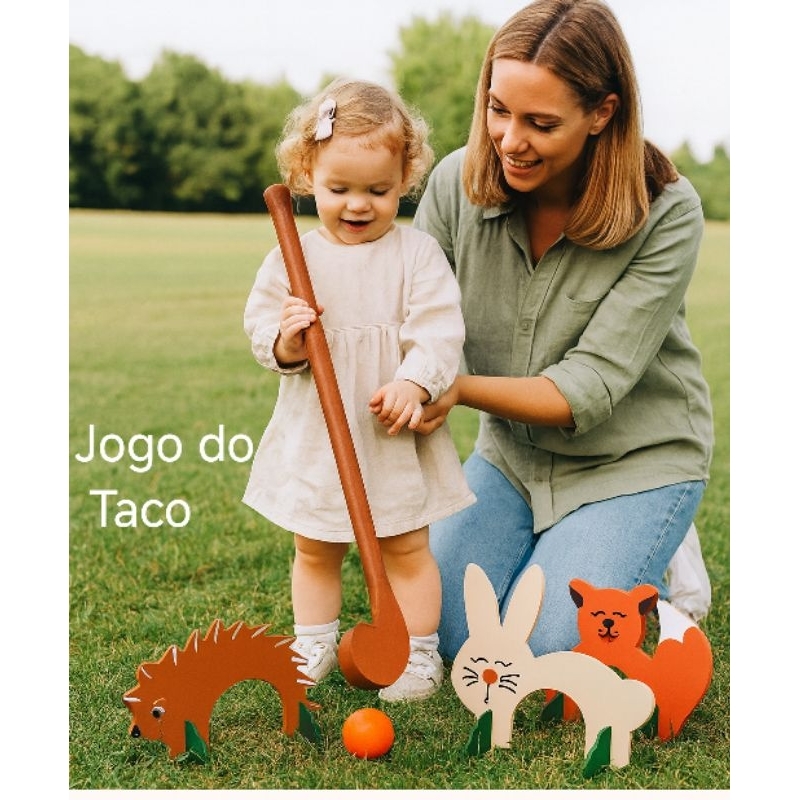 Jogo do Taco, Brinquedo Educativo e Pedagogico,Familiar em MDF
