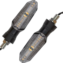 Par Pisca Seta Led Sequencial Rosca Cb Twister 250 2016 Fan Titan 150 Xre 300
