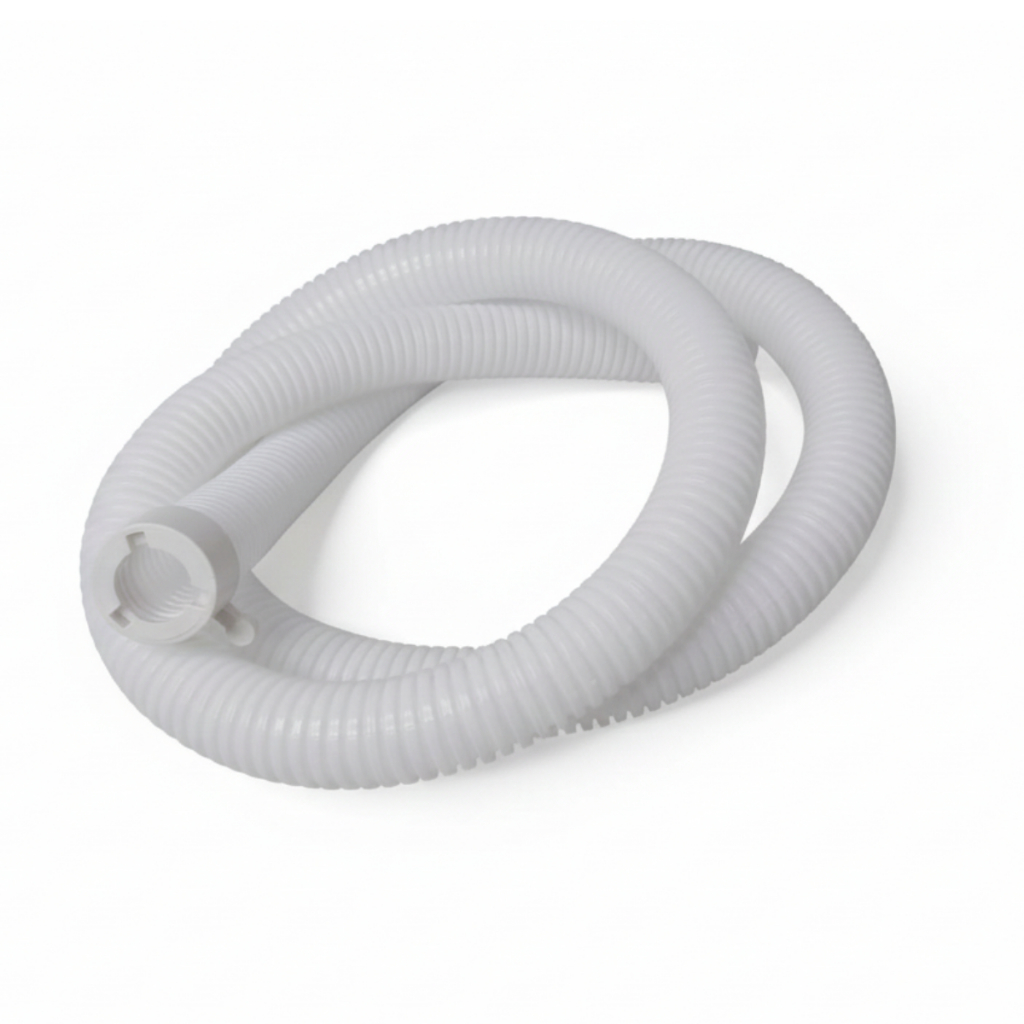 Mangueira de Saída Tanquinho Universal 1,30 PVC Branca Flexível