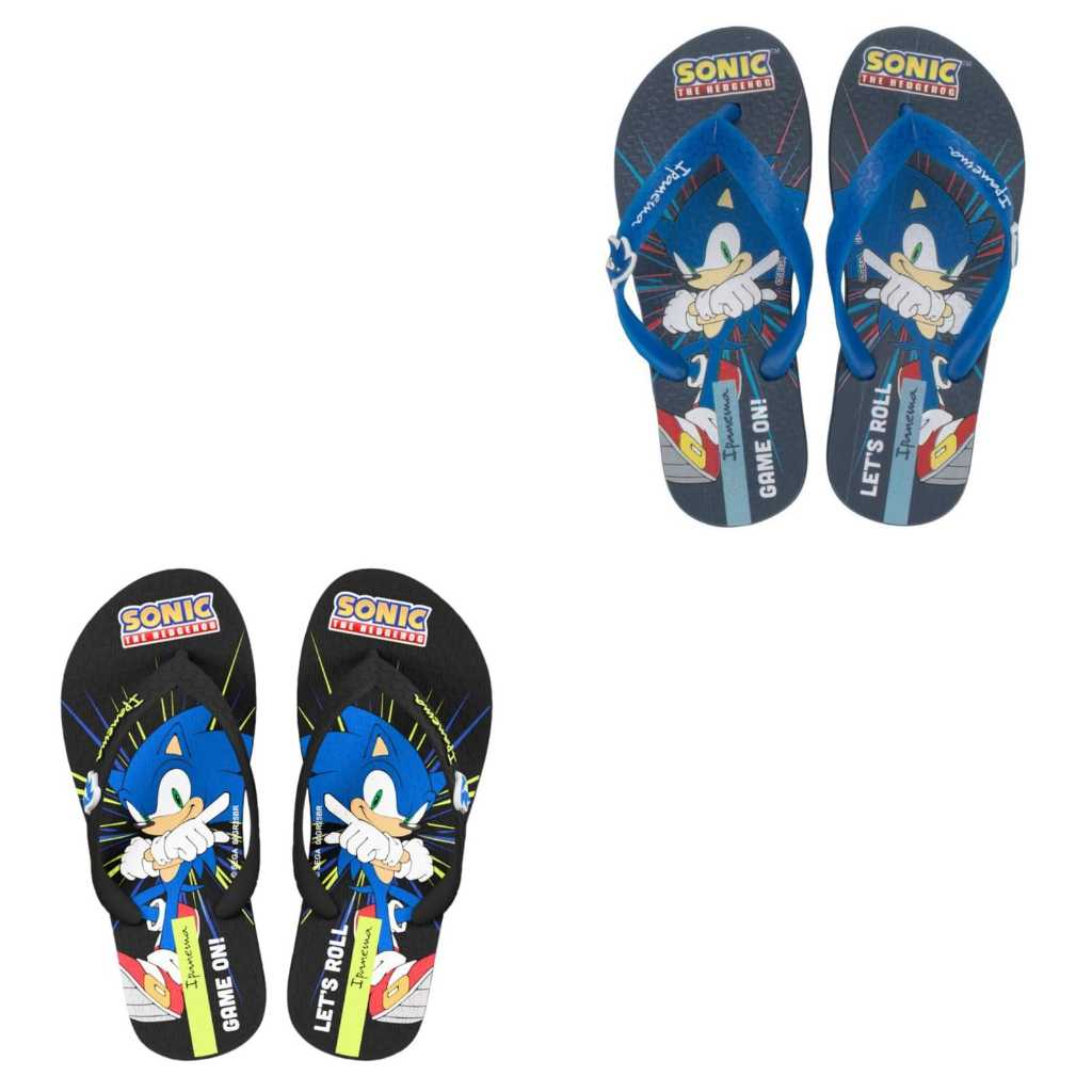 Chinelo Infantil Menino Ipanema Sonic Play Lets Original Masculino
