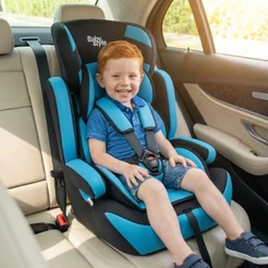 Cadeira de Bebe para Carro Auto 9 a 36kg Vira Booster Assento Elevatório Infantil Proteção Lateral