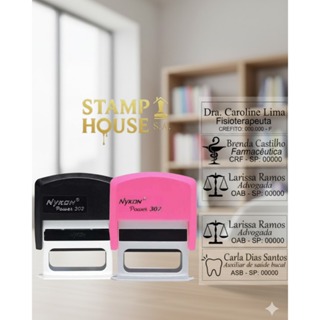 Carimbo Personalizado - Nykon 302 14x38mm em Oferta na Shopee