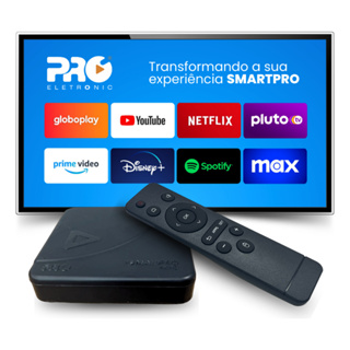 SmartPRO 4K HD Streaming player Transforma sua TV em Smart TV Com tv box da Proeletronic em Oferta na Shopee