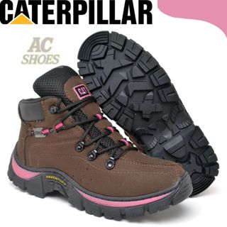 Coturno Bota Adventure Feminina Caterpillar Lona Reforçada Solado Borracha em Oferta na Shopee