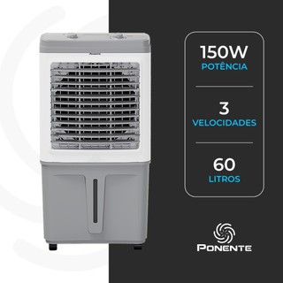 Climatizador de Ar 60L 150W Ponente Ventilação Forte e Umidificação