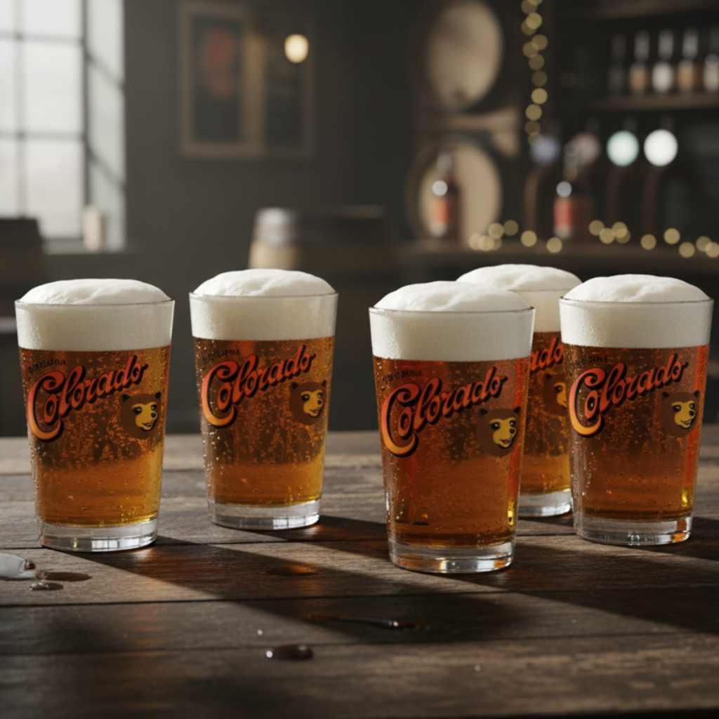 Jogo de Copos Para Cerveja Colorado Copo de Vidro para Cerveja 350ml Ruvolo em Oferta na Shopee