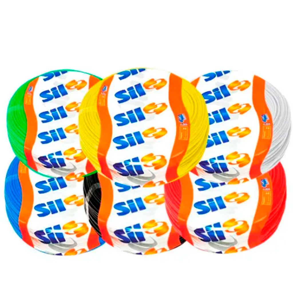 Fio Flexível De Energia Isolado Alta Tensão 750V Resistência Durabilidade 2,5mm 100M Original - SIL em Oferta na Shopee
