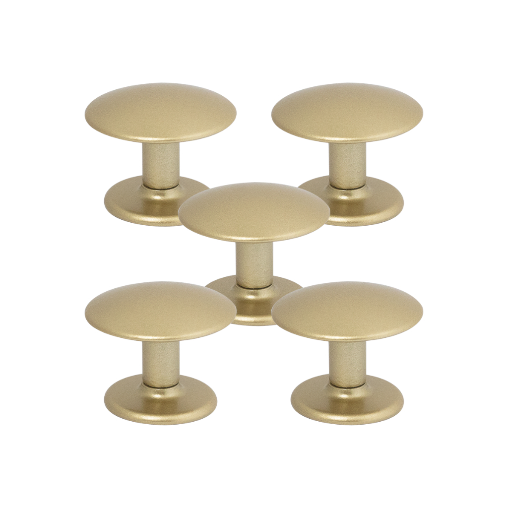 5 Uni Puxador Redondo Moveis Cômoda Penteadeira Solari 32mm