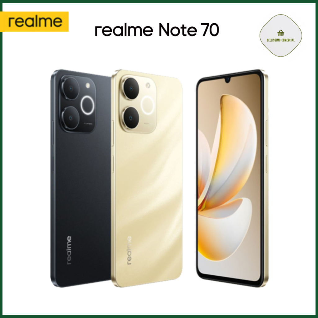 Celular realme Note 70 RMX5313 Dual SIM de 128GB + 4GB RAM de 6.74" 13MP 5MP
