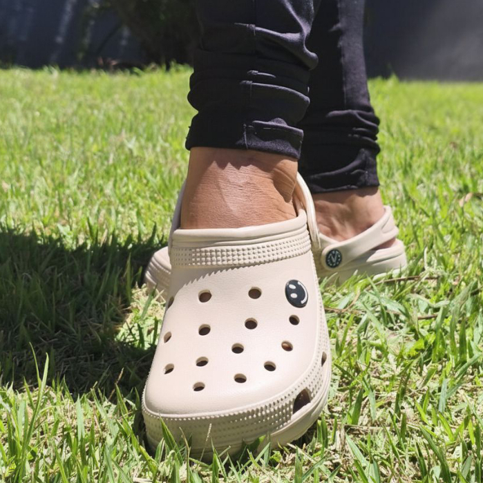 Sandália Babuche Yvate Unissex Papete Leve e Confortável Bege Adulto