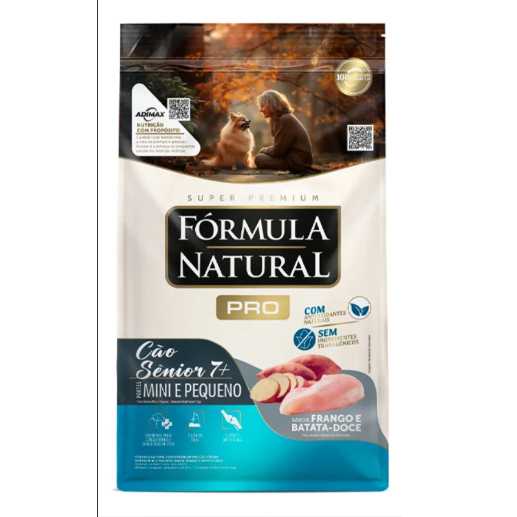 Ração Fórmula Natural Pro Cães Sênior 7+ Portes Mini e Pequeno 10,1 kg