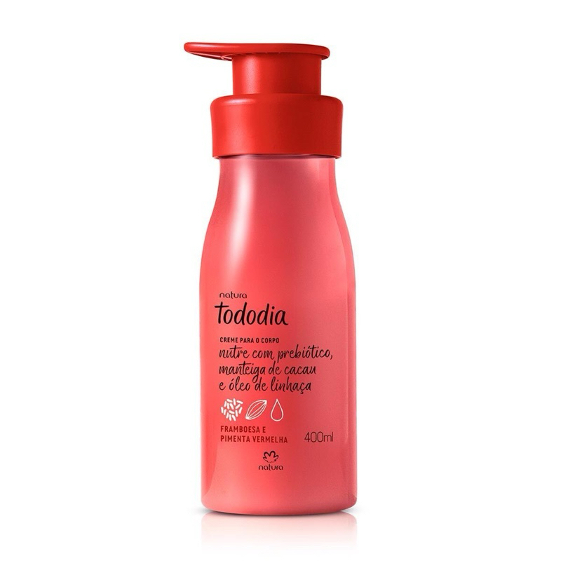 Natura Todo dia Hidratante Corporal Framboesa e Pimenta Vermelha 400ml