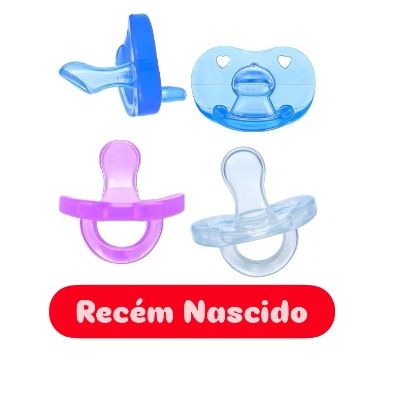 Chupeta Recém Nascido Pepeta Comfort RN 100% silicone de 0 à 6 meses (0127)