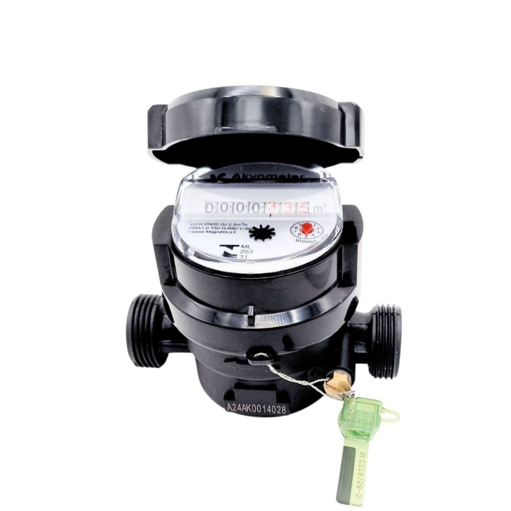 Hidrômetro 3/4 Unijato Composite Qn1,5m³/h + Kit Conexão