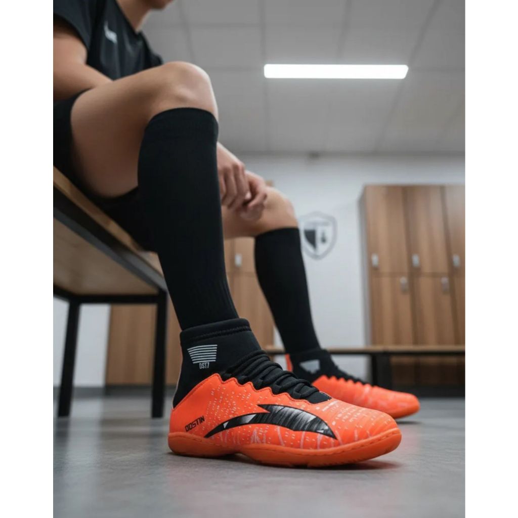 Chuteira Futsal Cano Alto Botinha De Quadra Unisex Costurada Antiderrapante Bota Cano Longo Salão