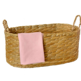 Cesto Oval Palha De Taboa Com Alça G Decração Elegante Estilo Boho em Oferta na Shopee