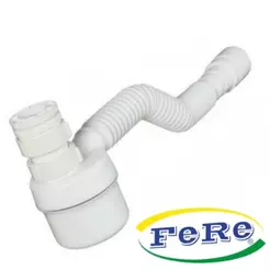 Sifão Sanfonado Flexivel Universal Fere Cano Pias Tanques Lavatórios