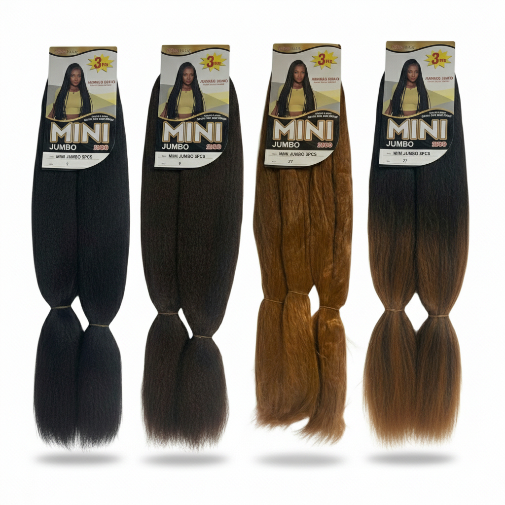 Mini Jumbo 200g –3 Peças Pré Esticado | Fácil de Trançar Dsoar Hair - Novidade em Oferta na Shopee