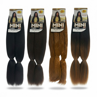 Mini Jumbo 200g –3 Peças Pré Esticado | Fácil de Trançar Dsoar Hair - Novidade em Oferta na Shopee