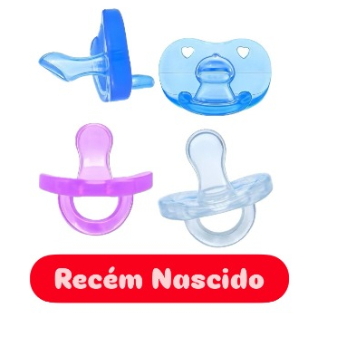 Chupeta Recém Nascido Comfort RN 100% silicone de 0 à 6 meses (0127) pepeta
