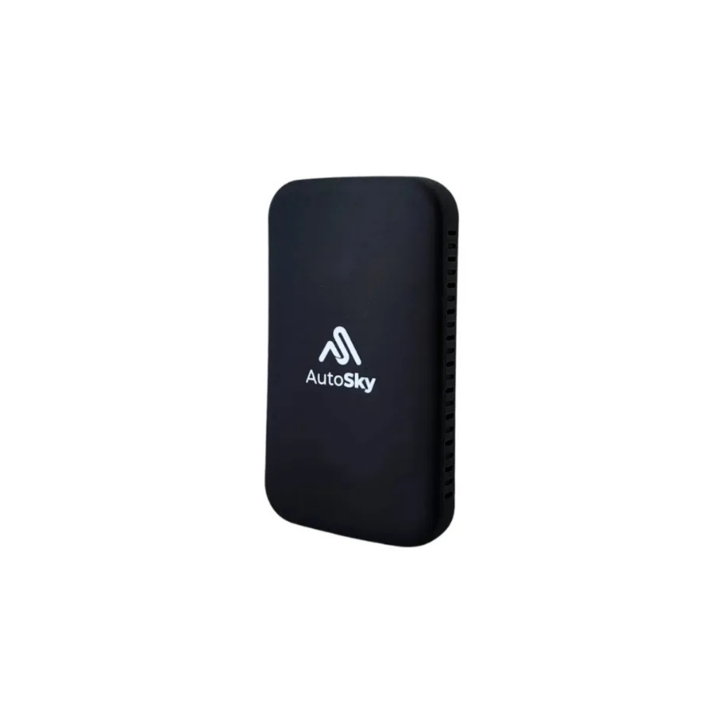 Streaming Box Netflix Yotube Wifi Duplo Autosky Tela Dupla Preto