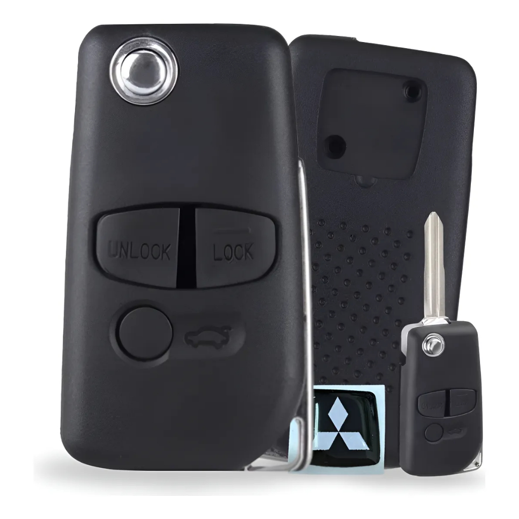 Chave Canivete Mitsubishi  Lancer L200 Triton Outlander Adaptação 3 Bot Direita