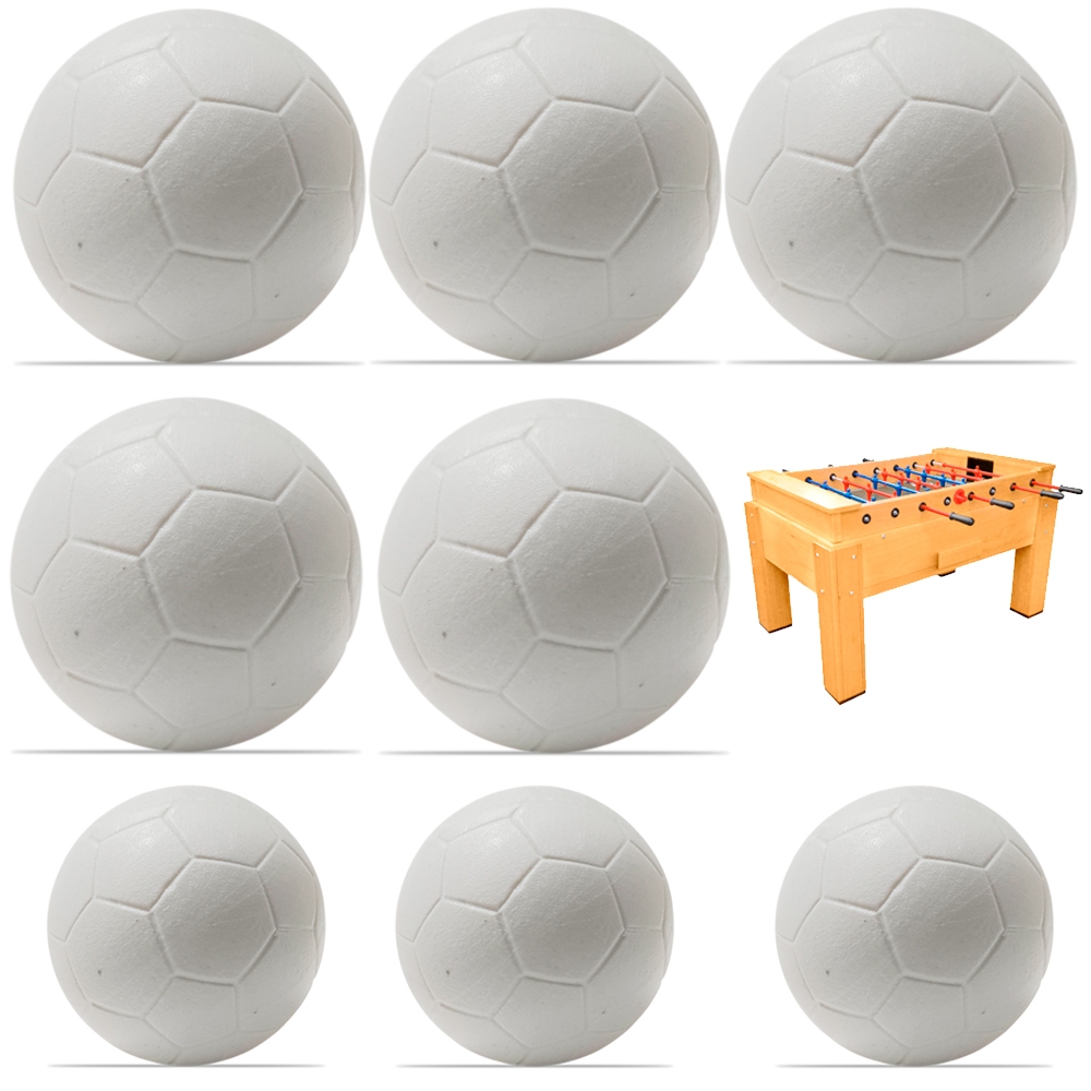 Bola Bolinha Pesada Para Pebolim Totó Mesa de Futebol 8 Unidades Mesa Kit Profissional
