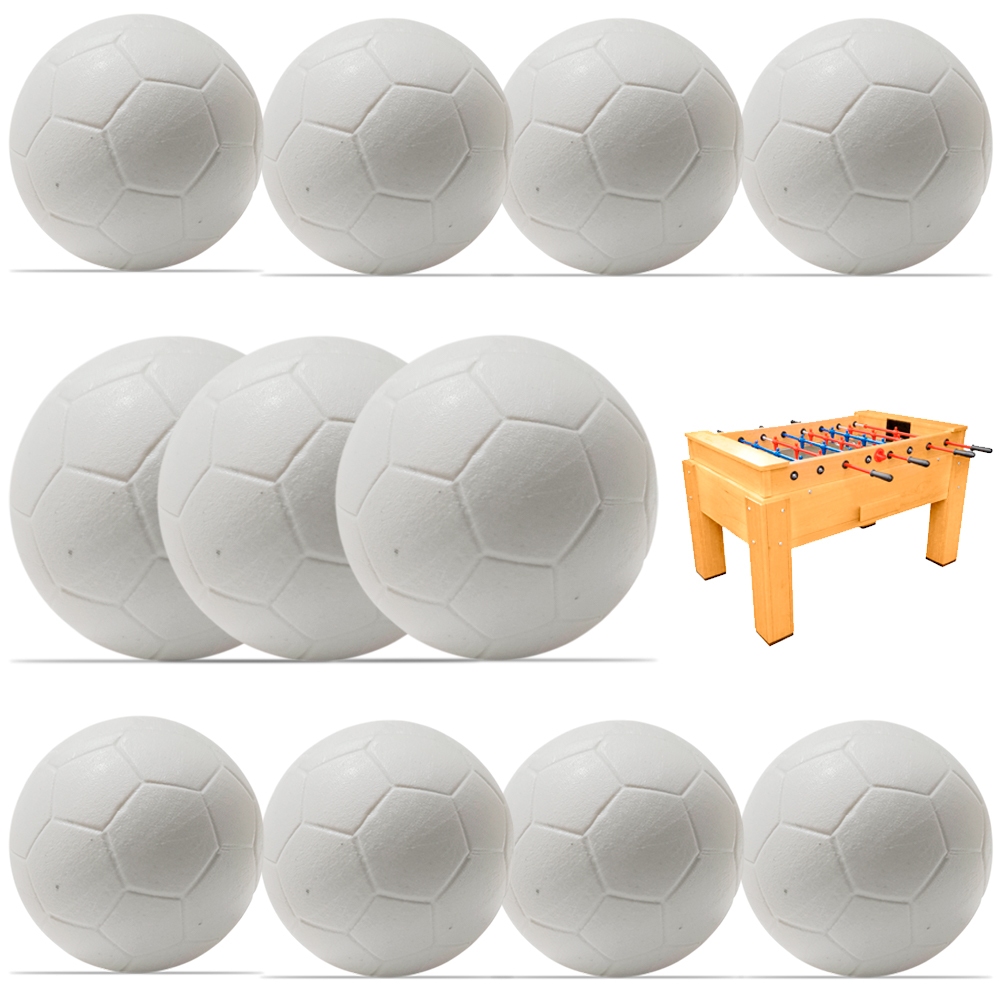 Bola Bolinha Pesada Para Pebolim Totó 10 Unidades Mesa Kit Profissional