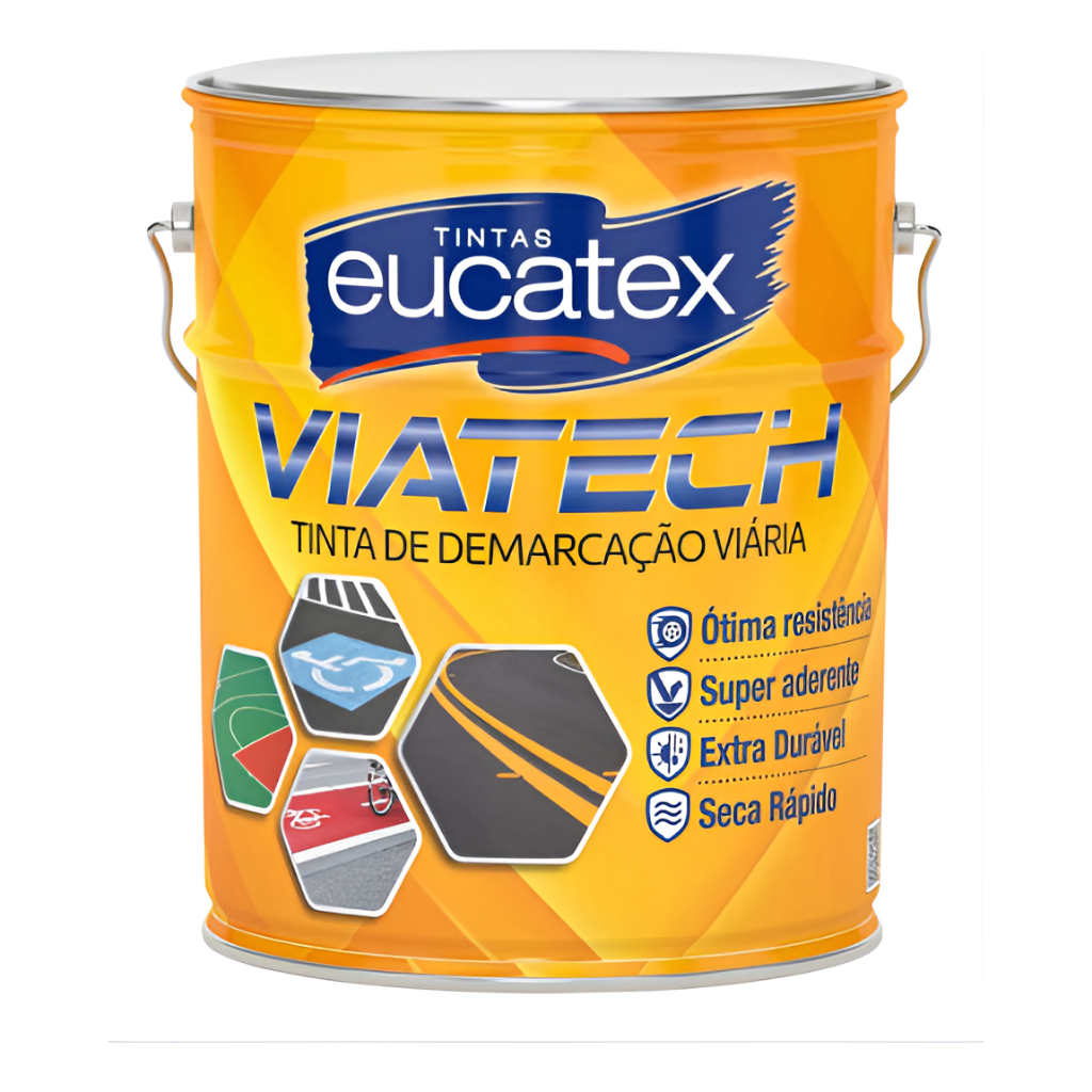 Tinta Acrilica Demarcação Viaria Via Tech Eucatex 18 L Cores