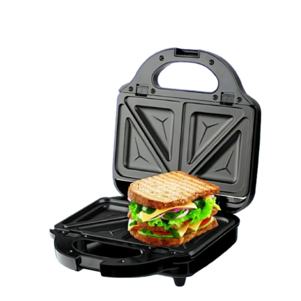 Sanduicheira Elétrica Compacta 3 Em 1 Sanduíches Waffles Carnes LCK em Oferta na Shopee