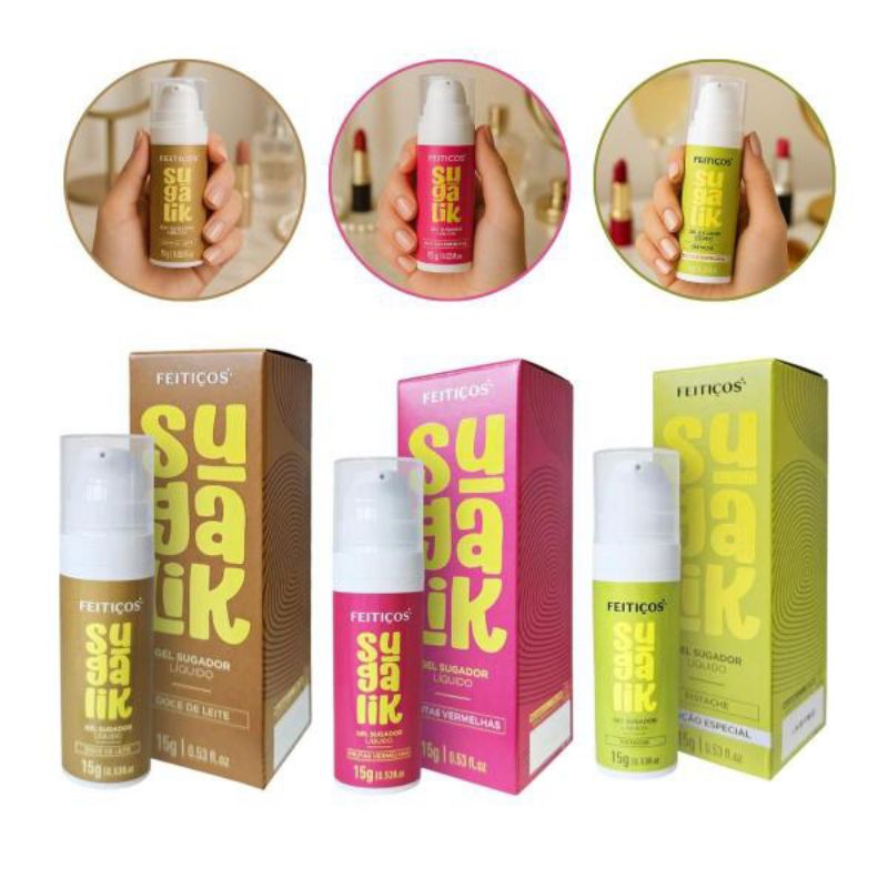 Sugalik Sugador Líquido Comestível Pulsa, Treme e Vibra com extraído de Jambu 15g Feitiços Aromáticos