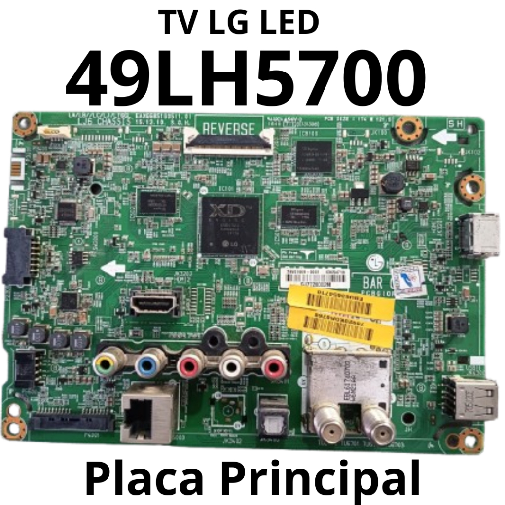 2719 Placa Principal para tv LLG LED Mod: 49LH5700