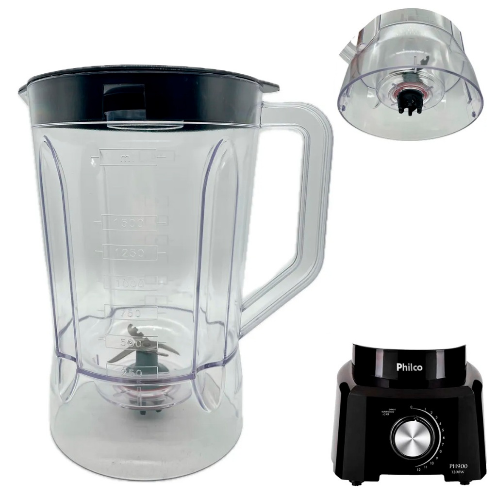 Copo Para Liquidificador Philco Ph700 Ph900 Plq Britania B1000 (9064)