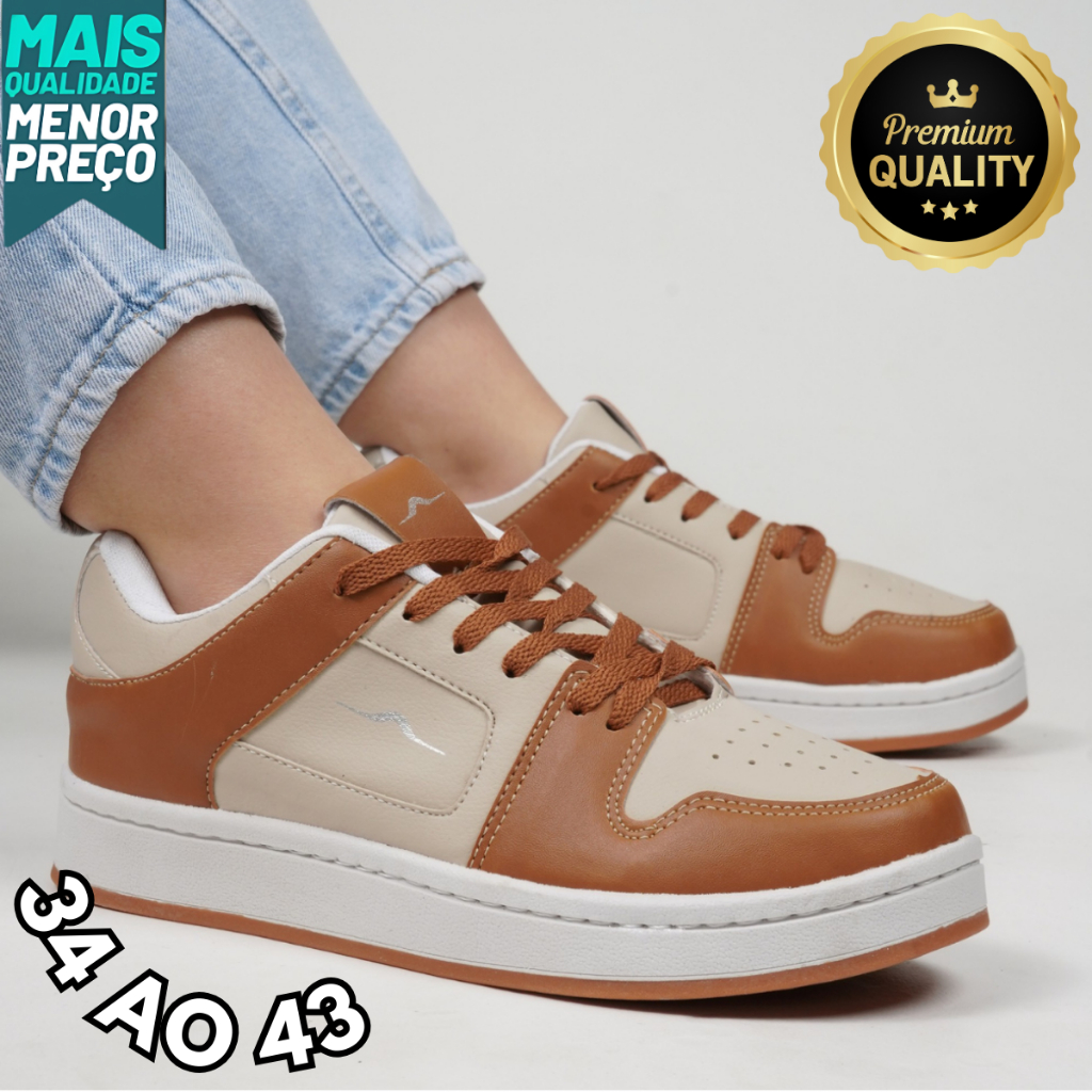 Tênis ZOVIC Skate Casual | Design Street e Conforto Premium | Pronta Entrega