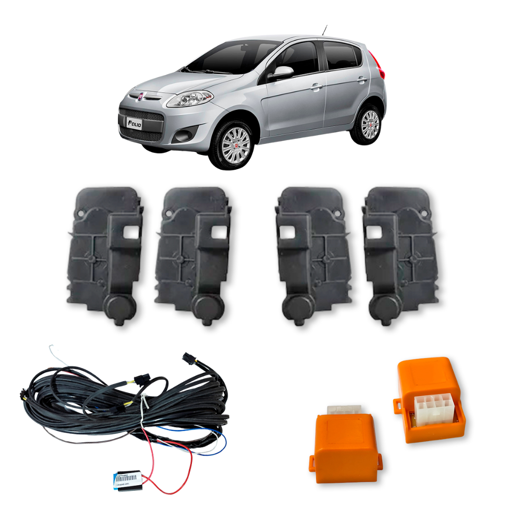 Kit Trava Elétrica Tragial FT4 MN Palio Segunda Geração