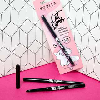 Lapiseira Olhos Cat Lovers Ultra Retrátil À Prova D'água Vegano Original Vizzela em Oferta na Shopee