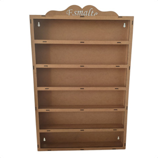 Expositor de Esmaltes MDF Cru Manicure P/ 100 Unidades em Oferta na Shopee