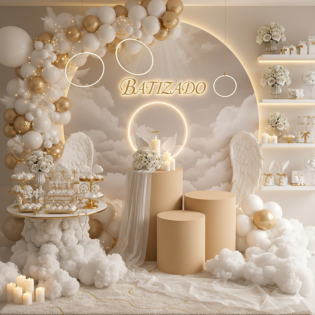 Trio Capas de Cilindro para Festas, Cores Neutras e Vibrantes, Decoração