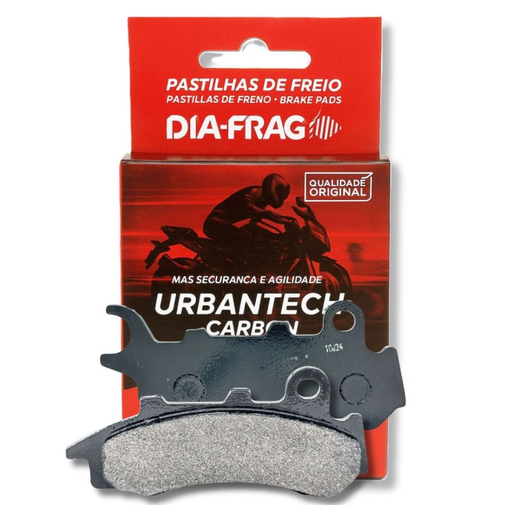 Pastilha de Freio Dianteira Cg 160 Titan / Cg 160 Fan Combi Brake 2018-2024 Diafrag