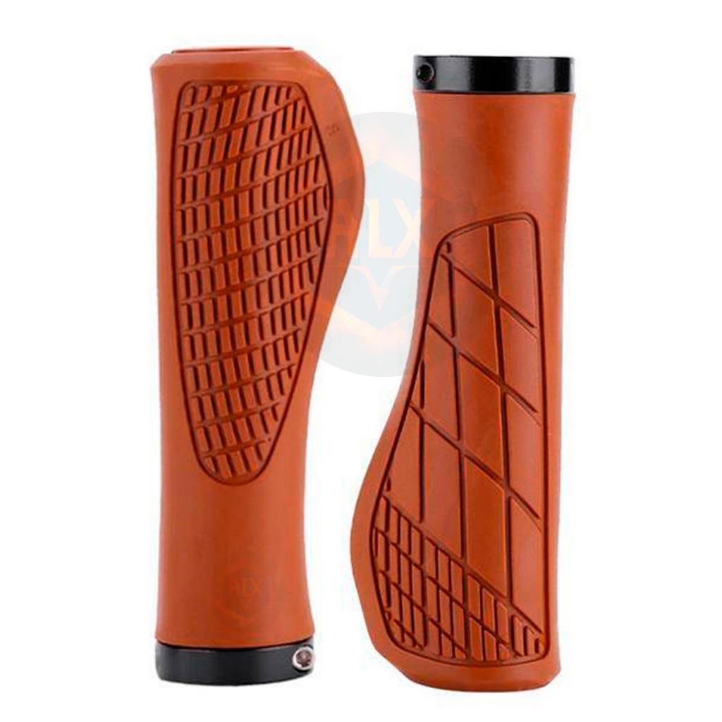 Par de Manopla GTS Marrom Premium Confort Grip Esportiva