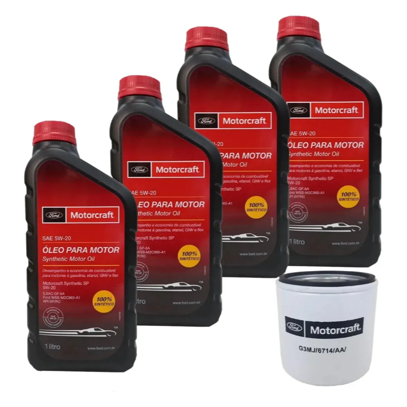 Kit Óleo Filtro Ford Ka 2018/.. 1.0 E 1.5 - 4 Litros 5w20 em Oferta na Shopee