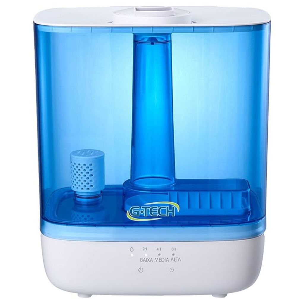 Umidificador e Purificador de Ar Timer 2 6L Bivolt Silencioso Autonomia Prolongada G-TECH