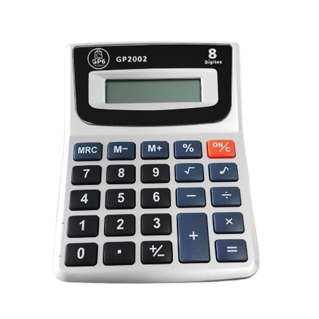 Calculadora de Mesa 8 Dígitos com Som no Teclado e Memória Independente – Portátil e Prática