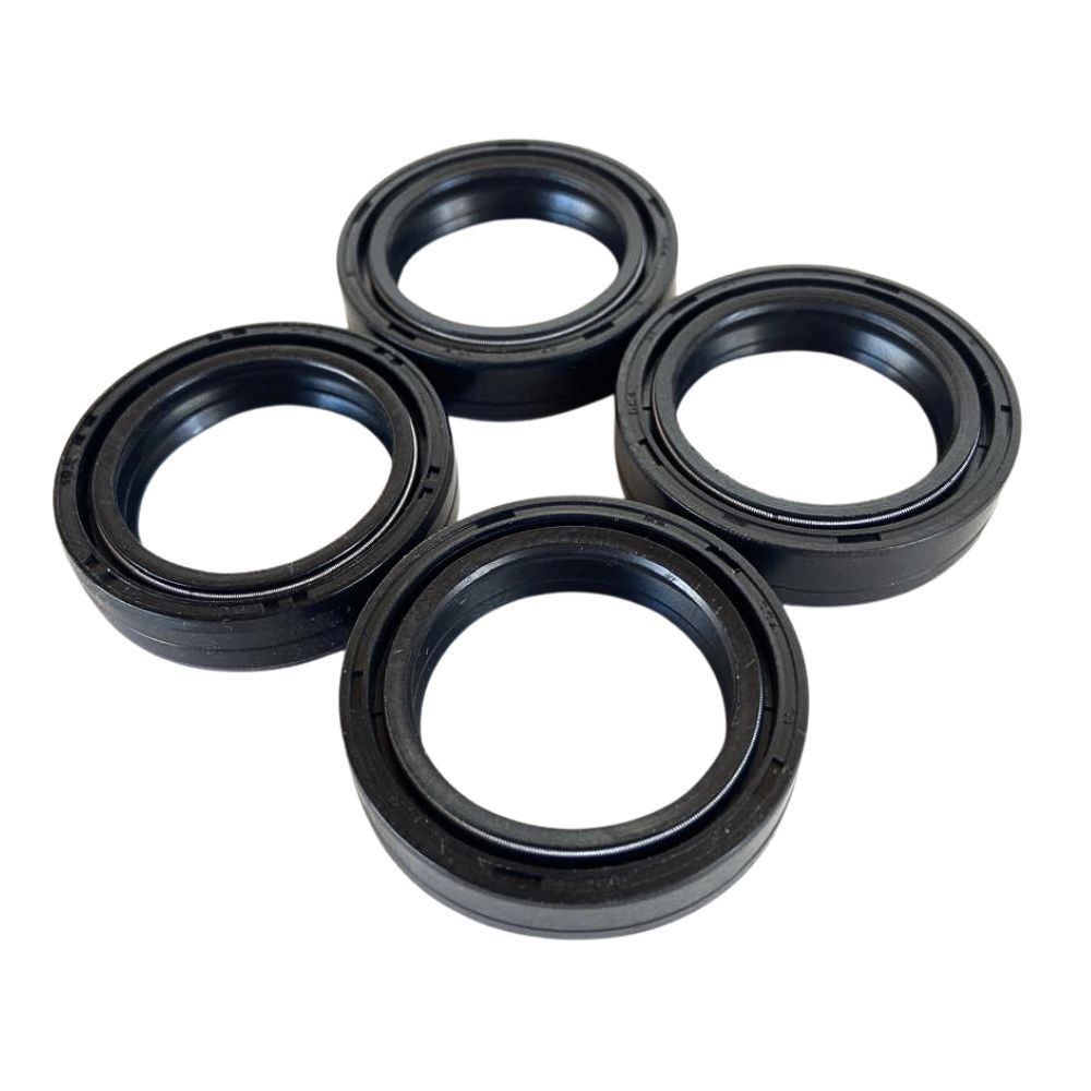 Kit 4 Retentor Suspenção Garfo Bengala Cg Titan Fan Bros Pcx 150 160 Xre 190
