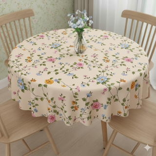 toalha de mesa termica plastica impermeavel redonda 4 lugares em Oferta na Shopee