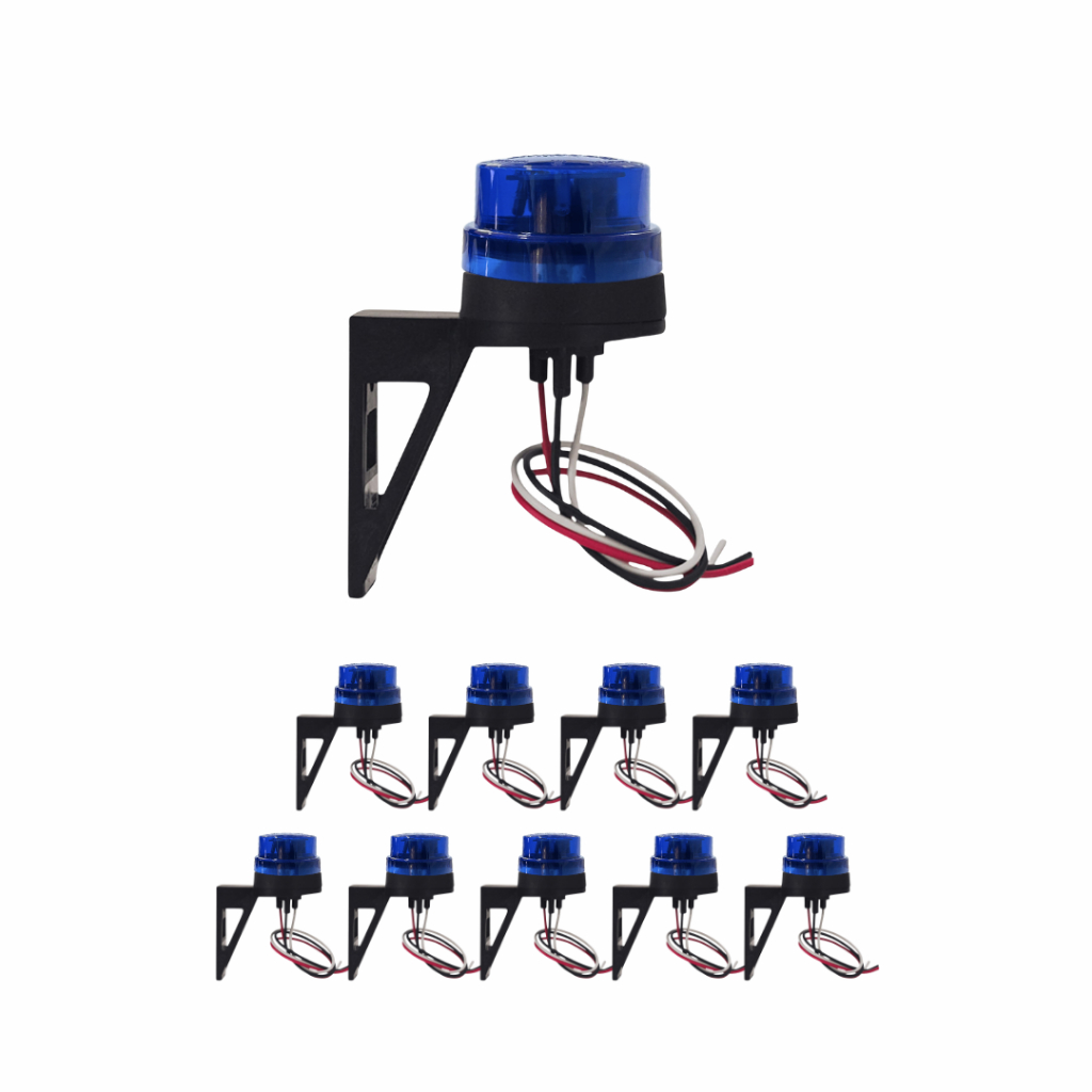 Kit 10 Rele Fotocélula Eletrônico com Base Bivolt 1000w/1800va Goodlux