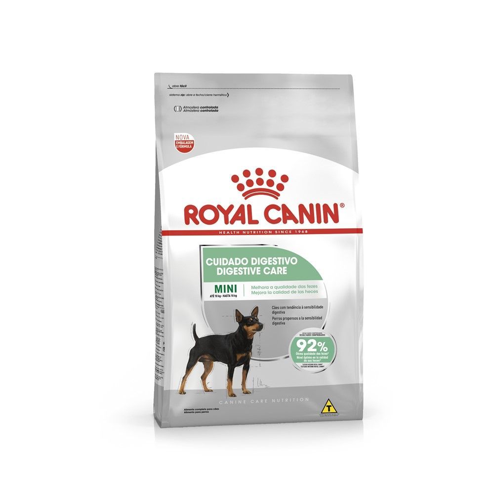 Ração Seca Royal Canin Cuidado Digestivo Para Cães Adultos de Porte Mini a partir de 10 meses de idade - 2,5kg em Oferta na Shopee
