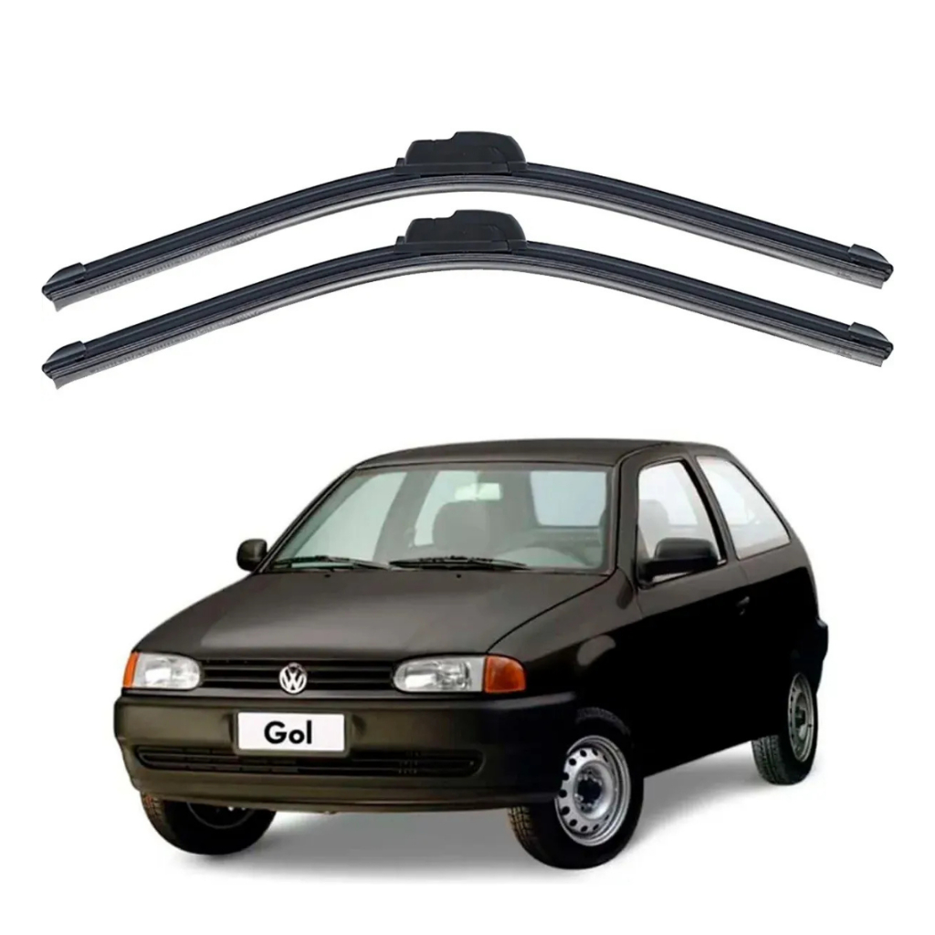 Par Palheta Limpador Parabrisa Silicone Gol G2 1995 À 1999 Kit Limpador de Parabrisa Gol G2 em Oferta na Shopee