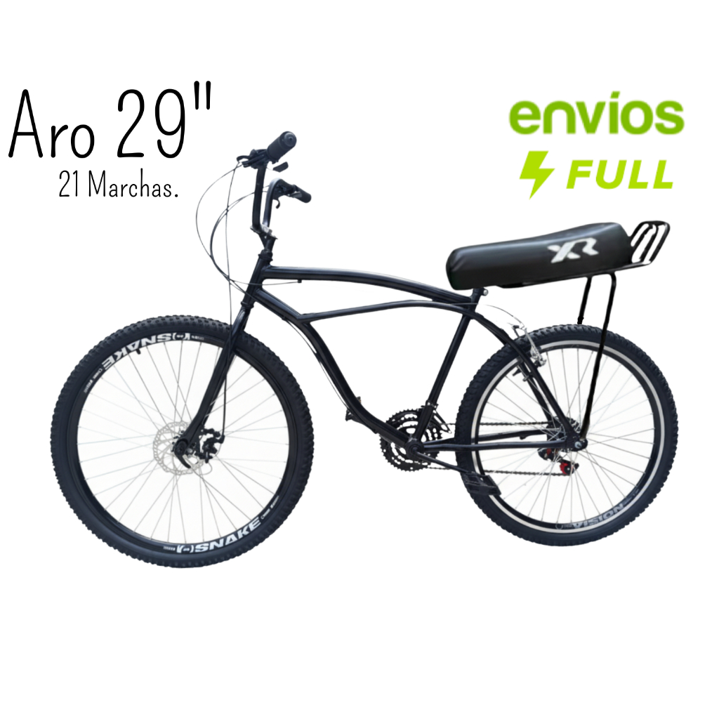 BICICLETA ARO 29 CAIÇARA PRAIANA BEACH 21 MARCHAS FREIO A DISCO