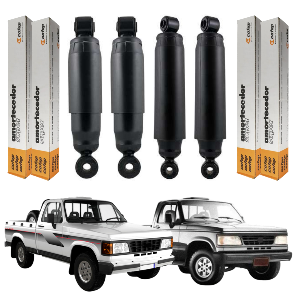 KIT 4 AMORTECEDOR A20 C20 D20 1993 A 1997 COFAP